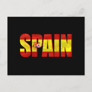 Spaniens symbol för logotyp för stolta spanjorer vykort