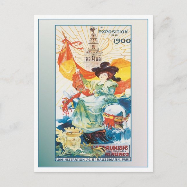 Spaniens utställning vykort (Framsida)