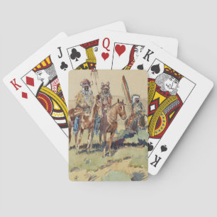 Spaningsgrupp Western Art av Edward Borein Casinokort