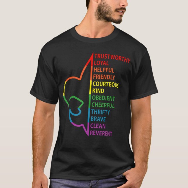 Spaningslagen Spaningsläger Regnbåge T Shirt (Framsida)