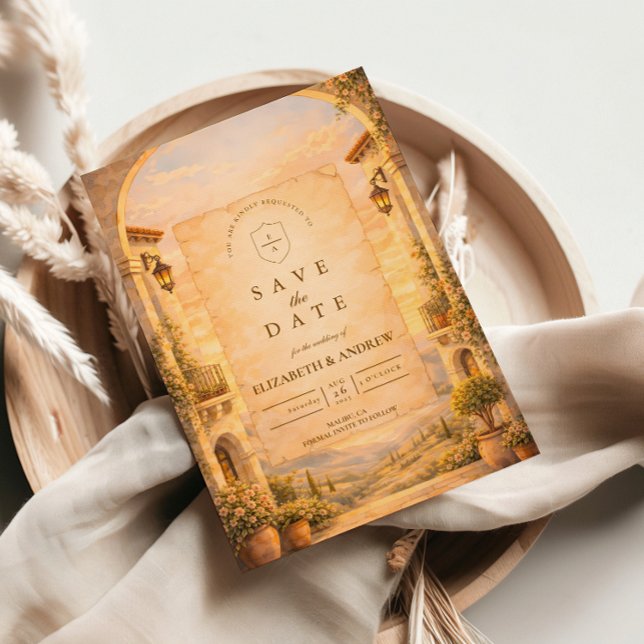 Spanish Archway Romance Wedding Spara Datumet (Skapare uppladdad)