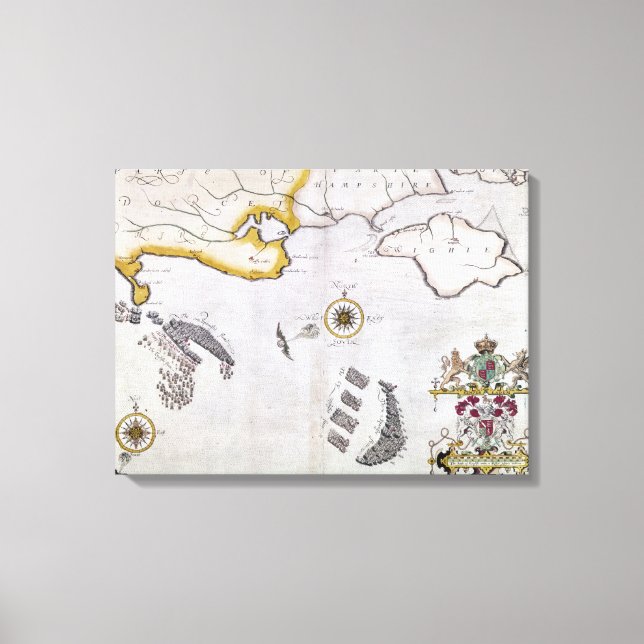 SPANISH ARMADA, 1588 2 CANVASTRYCK (Framsida)