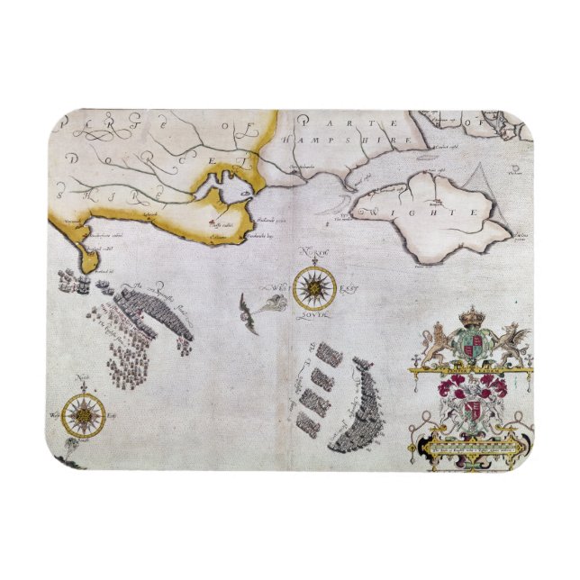 SPANISH ARMADA, 1588 2 MAGNET (Horisontell)