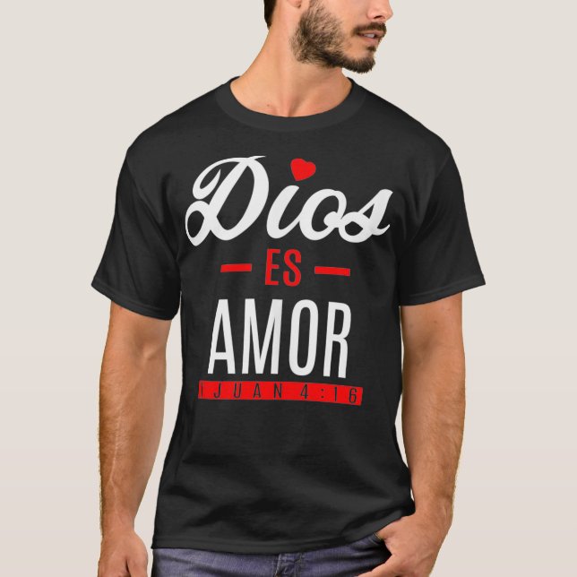 Spanish Christian camisas cristianas en espanol 1  T Shirt (Framsida)