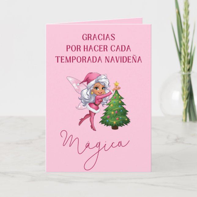 Spanish Christmas Card For Women Helgkort (Framsida)