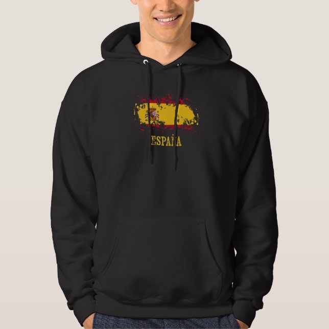 Spanish enthusiasts for España and Spain   Hoodie (Framsida)
