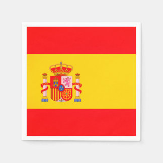 Spanish Flag Paper Napkins Pappersservett
