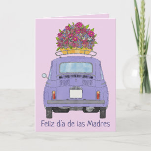 Spanish Happy Mother’s Day Fiat 500 Kort