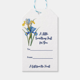 Spanish iris by Pierre-Joseph Redouté Presentetikett