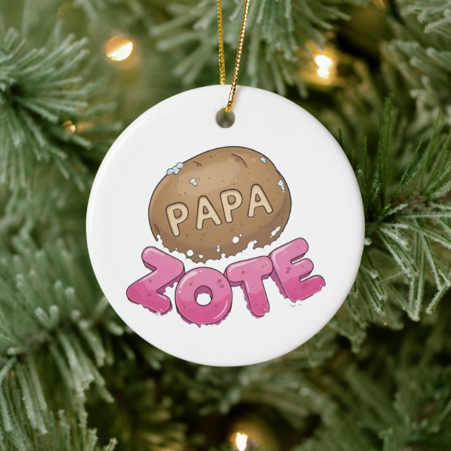 Spanish Papa Zote Soap Ornament (Träd)