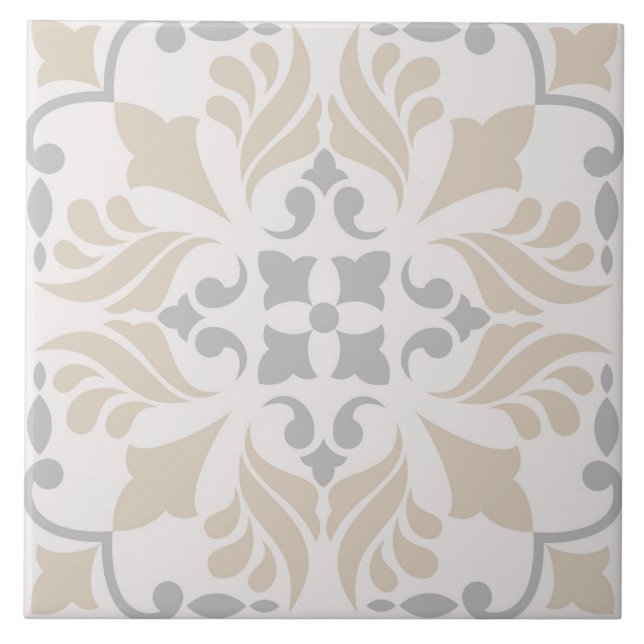 Spanish Portuguese Boho  Kakelplatta (Framsidan)