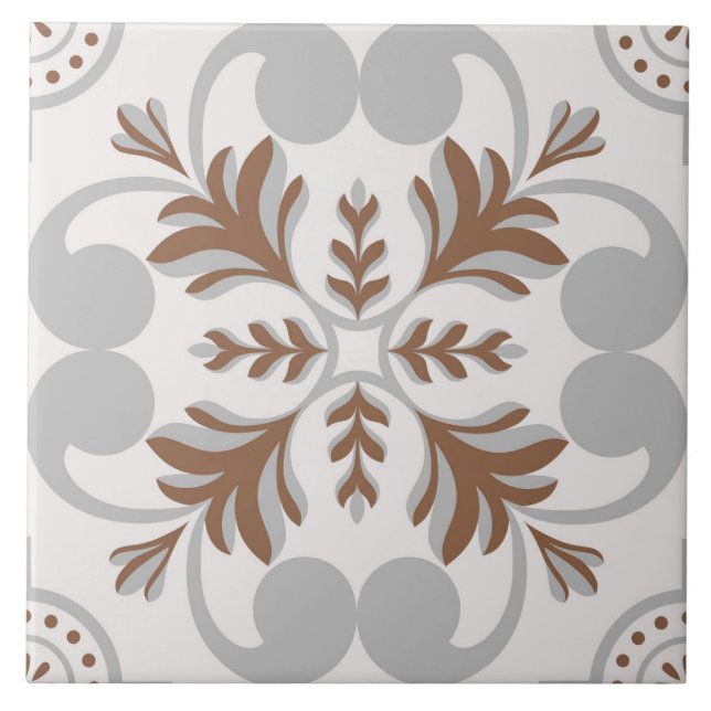 Spanish Portuguese Boho  Kakelplatta (Framsidan)