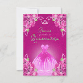 SPANISH ROSA ROS QUINCEAÑERA | TACK KORT