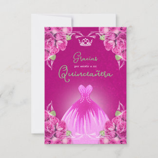 SPANISH ROSA ROS QUINCEAÑERA | TACK KORT