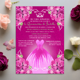SPANISH SHOCK ROSA RO QUINCEAÑERA | INBJUDNINGAR