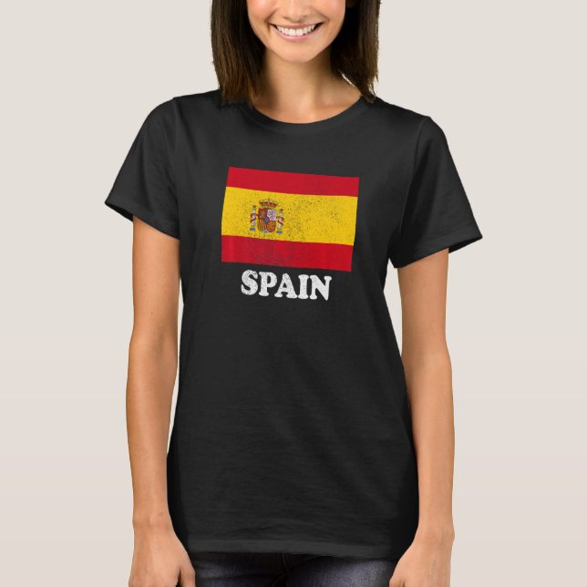 Spanish Spain Flag Pride Spanish Flag   T Shirt (Framsida)