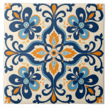 Spanish Tile Mediterranean Ceramic Tile Kakelplatta<br><div class="desc">Transform your space with authentic Spanish Tile Mediterranean Ceramic Tile. Discover vibrant patterns for timeless beauty and classic elegance.</div>
