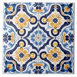 Spanish Tile Mediterranean Ceramic Tile Kakelplatta<br><div class="desc">Transform your space with authentic Spanish Tile Mediterranean Ceramic Tile. Discover vibrant patterns for timeless beauty and classic elegance.</div>