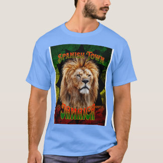 SPANISH TOWN Jamaica Rasta Lejona Reggae T Shirt