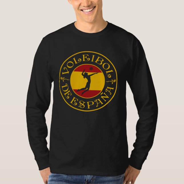 Spanish Volleyball Roundel T Shirt (Framsida)