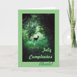 Spanjor: B-dag för Cumpleaños abuelo /Grandpa Kort