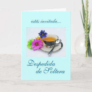 Spanjor: Despedida de Soltera/möhippa Inbjudan