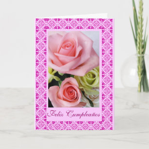 Spanjor: Feliz Cumpleanos Kort