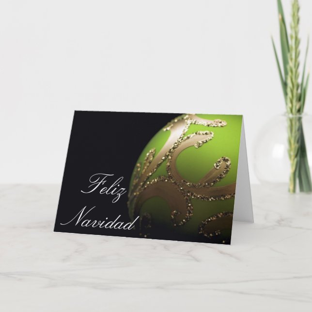 SPANJOR - Feliz Navidad - kort (Framsida)
