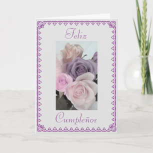 Spanjor: Födelsedag Cumpleanos Kort