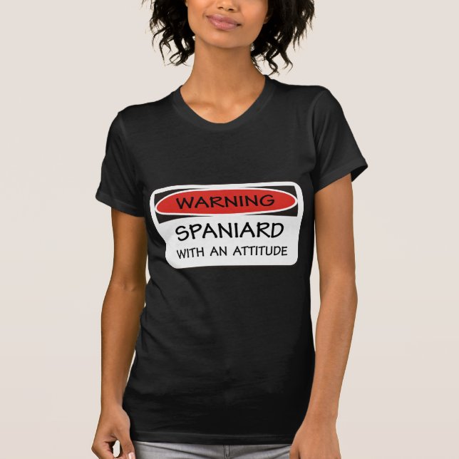 Spanjor med en inställning tee shirt (Framsida)