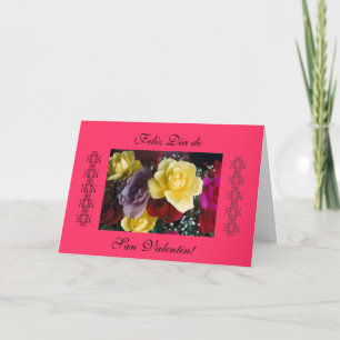 Spanjor: rosas para San Valentin/valentin dag Helgkort