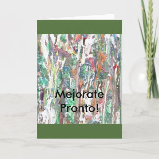 SPANJOREN hälsning, noterar kortet. "Mejorate Kort