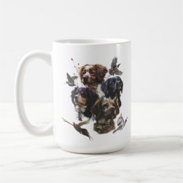 Spanjorerna i Bretagne, fågeljakt Kaffemugg