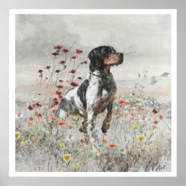 Spanjorerna i Bretagne, fågeljakt Poster