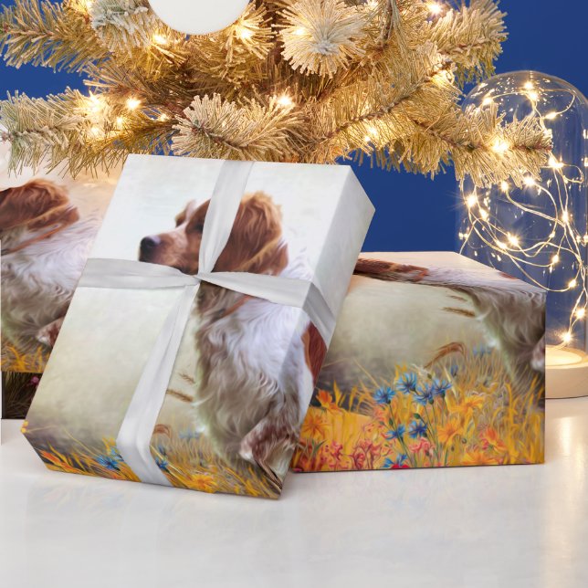 Spanjorerna i Bretagne, fågeljakt Presentpapper (Helgdagar)