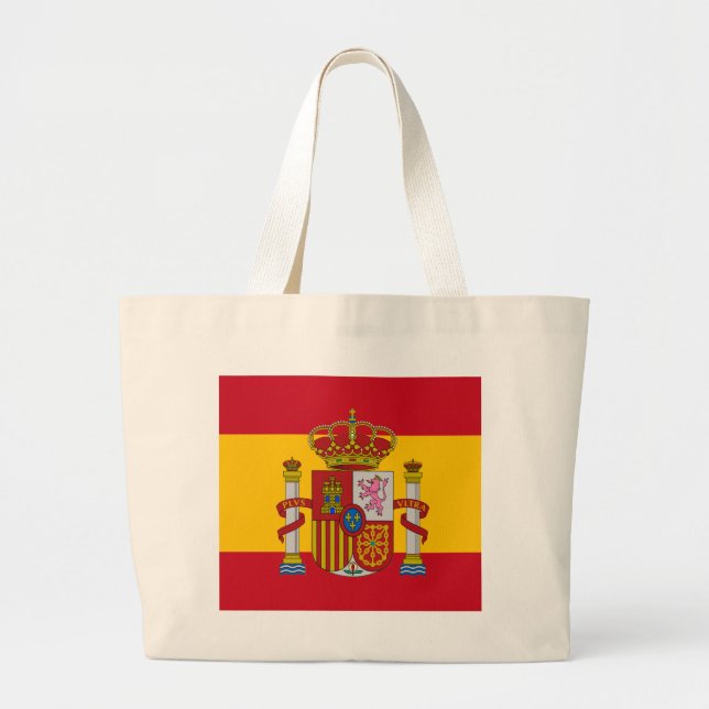 Spanjorflagga Jumbo Tygkasse (Framsidan)