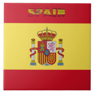 Spanjorflagga Kakelplatta