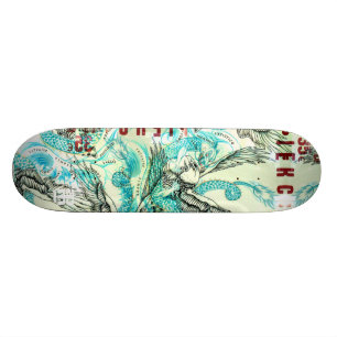 Spanjortatueringbråk Skateboard Bräda 20 Cm