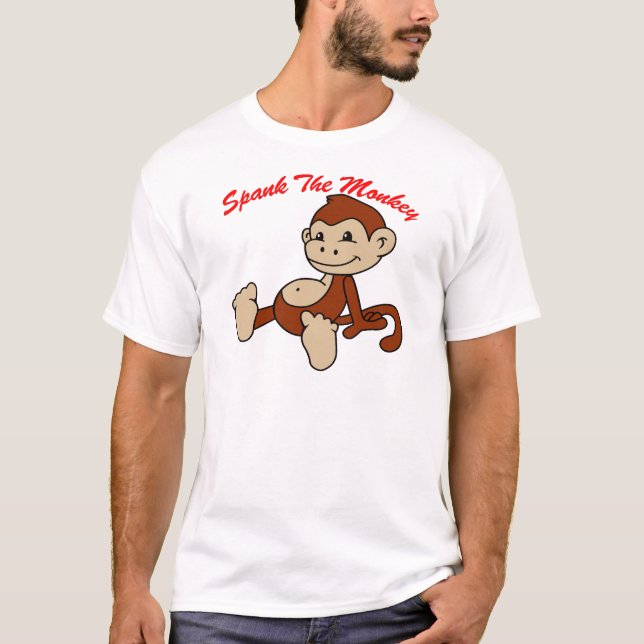 Spank apan t shirt (Framsida)