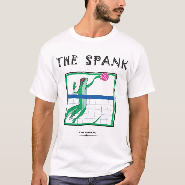 Spank hotdogen tee shirt (Framsida)