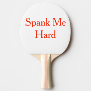 Spank mig som den hårda pingen Pong paddlar Pingisracket