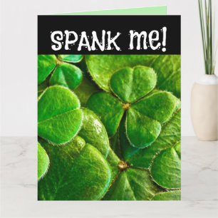 SPANKA MIG! JAG ÄR IRENSK! ST.PATRICK'S DAY ROLIG  KORT