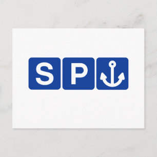 Spanker Symbol Joke Vykort