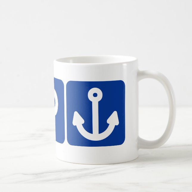 Spanker symbolskämt kaffemugg (Höger)