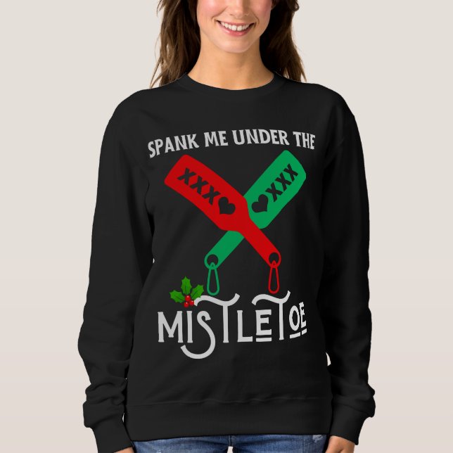 Spänn mig under mistletojulsvampen t shirt (Framsida)