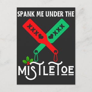 Spänn mig under mistletojulsvampen vykort