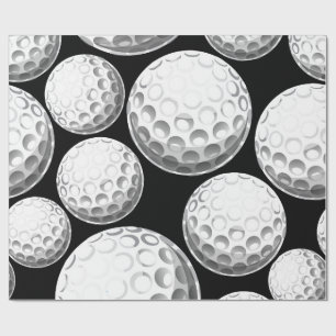 Spännande golfkalas på födelsedagen presentpapper