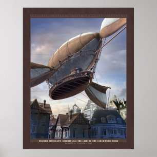 Spännande sagor: Finnegans Airship (22x28") Poster