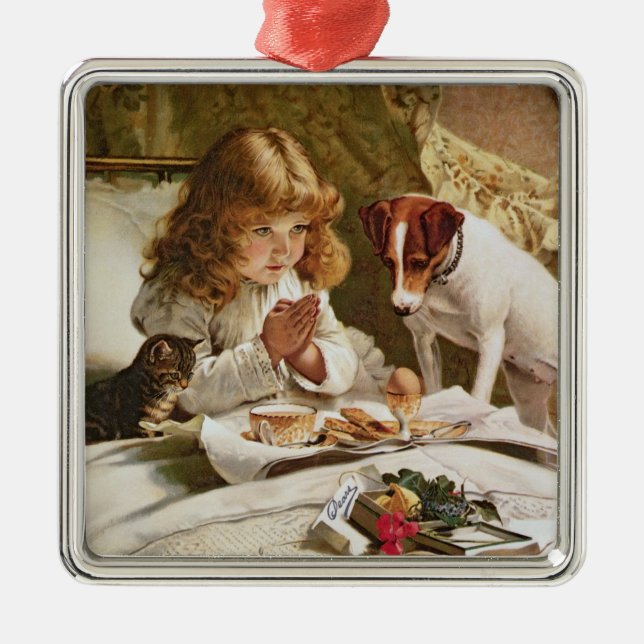 Spänning affisch julgransprydnad metall (Framsidan)