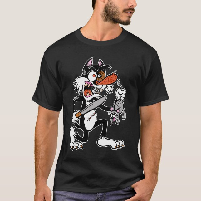 Spänningdödakattunge Tee Shirt (Framsida)